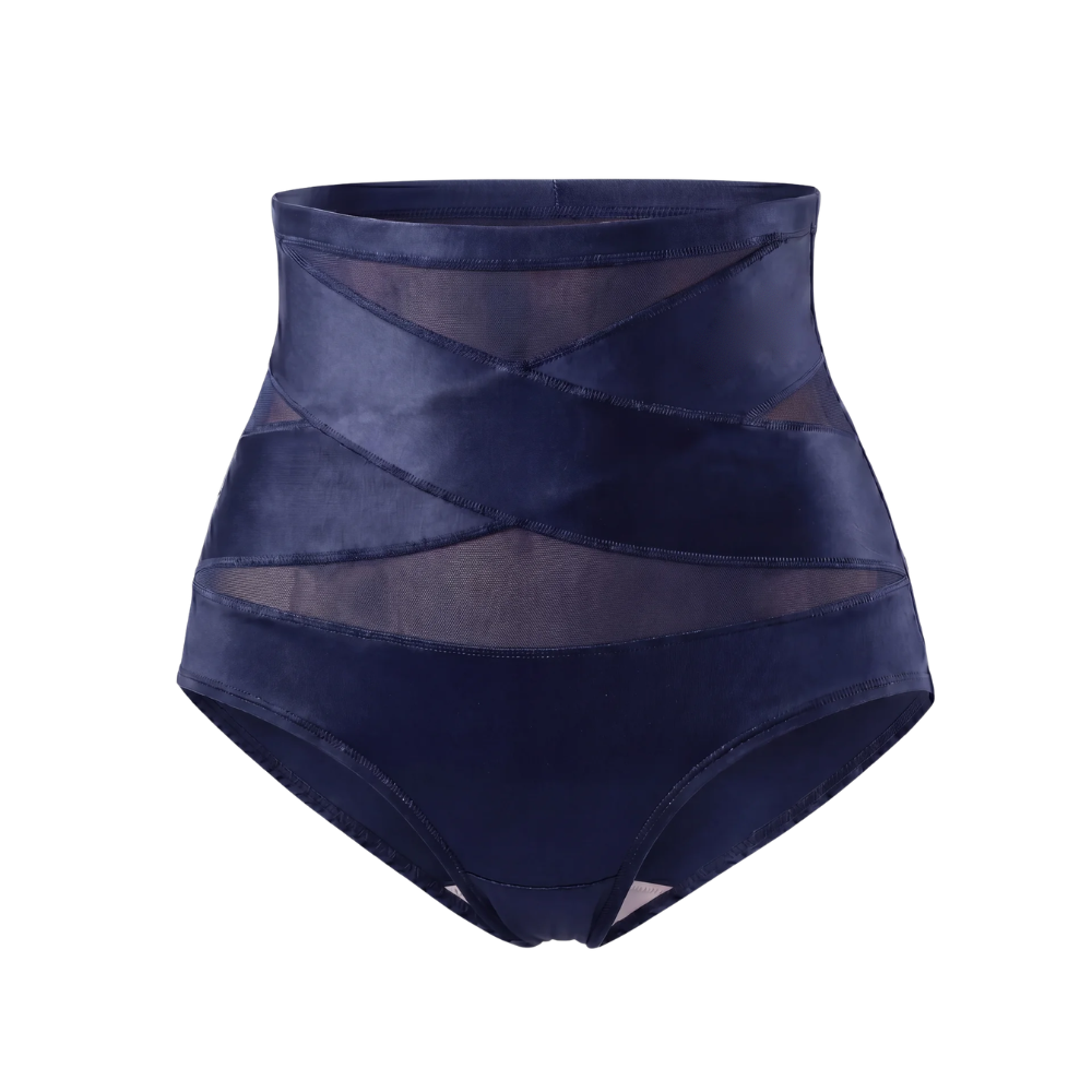 Culotte gainante post-partum Koré Galbe - Coloris Bleu marine