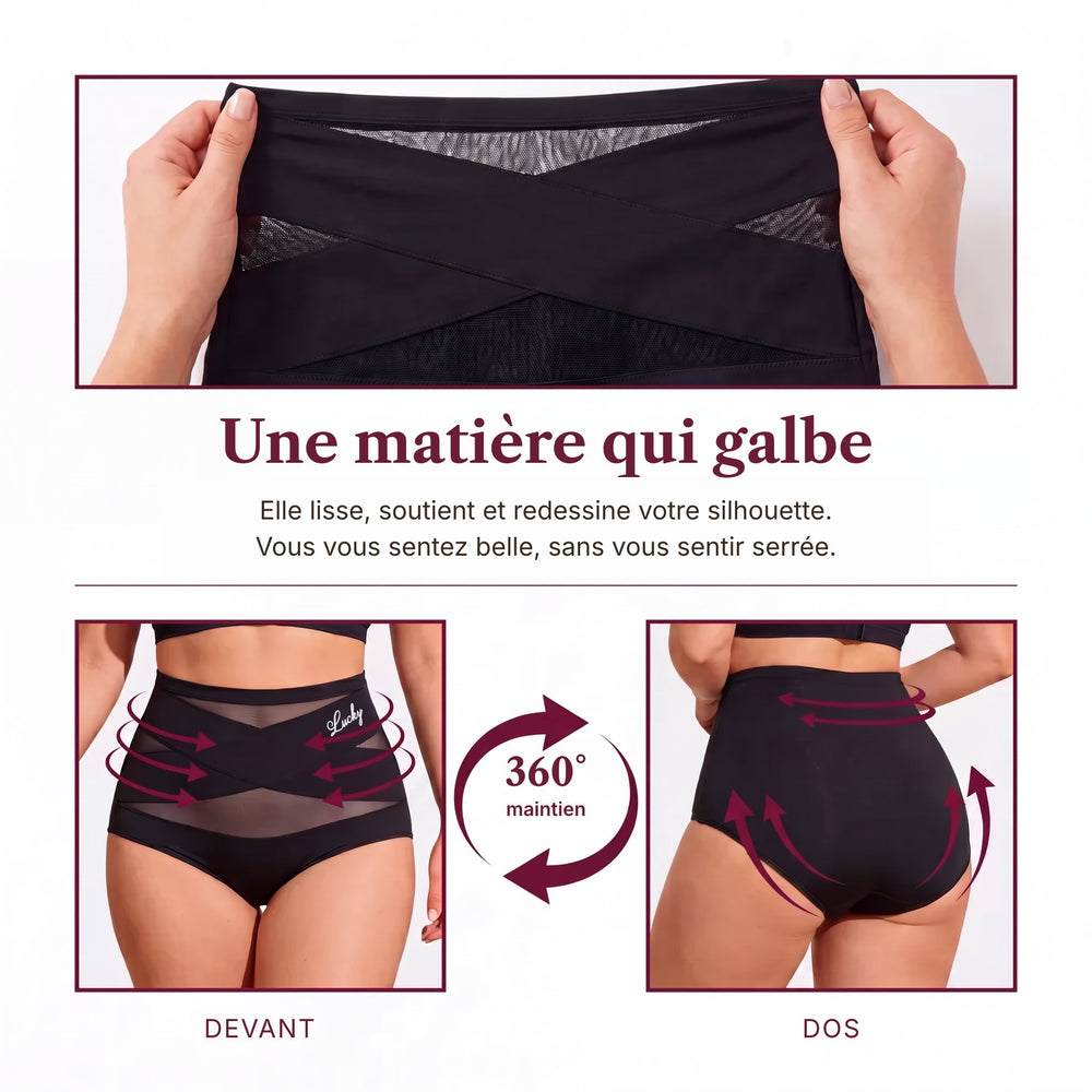 Koré Galbe de face et de dos, maintien croisé 360°