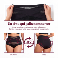 Un tissu qui galbe sans serrer : Koré Galbe de face et de dos